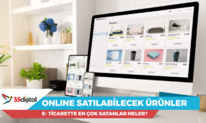 online satilabilecek urunler